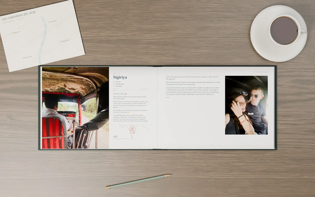 Escale: The printed book